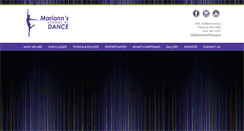 Desktop Screenshot of mariannsdance.com